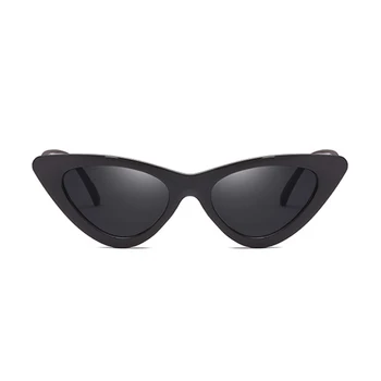 Ochi de pisica ochelari de Soare Femei 2020 Epocă Sunglases UV400 Nuante de Negru Retro Cateye lunette de soleil femme oculos