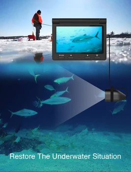 Eyoyo X6 720P AHD New Sosire 30M Vizuale Pește Finder 4.3 Inch de Înaltă Definiție Pescuit Subacvatic Camera pentru Pescuit de Gheață
