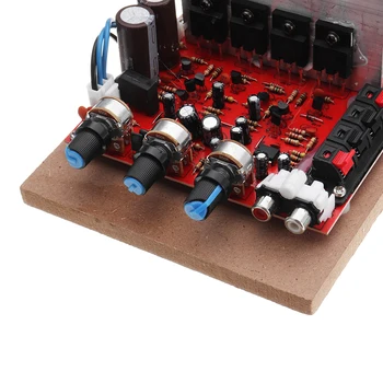 LEORY 220V 200W Amplificator de Mare Putere cu Efect de Câmp Tranzistor Fata Spate Hi-Fi Amplificator de Putere Borod cu Ventilator de Răcire Sistem