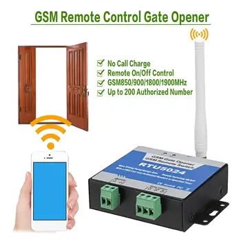 RTU5024 GSM Garaj Batante Culisante GSM Poarta de Deschidere a Comutatorului Releului de la Distanță de Control de Acces Wireless Deschizător de Uși de Apel Gratuit SMS-uri