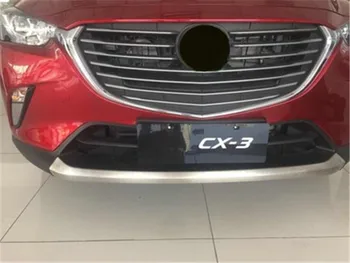 De înaltă calitate din oțel Inoxidabil de protecție față și spate Protector Placa Antiderapare a acoperi styling Auto pentru Mazda cx-3 cx 3 2018 2019