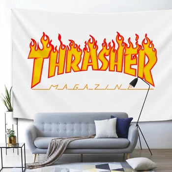 Thrasher Pavilion Tapiserie Banner Skate Skateboard Skateboard Revistă De Decorațiuni Interioare De Calitate Premium Material Durabil