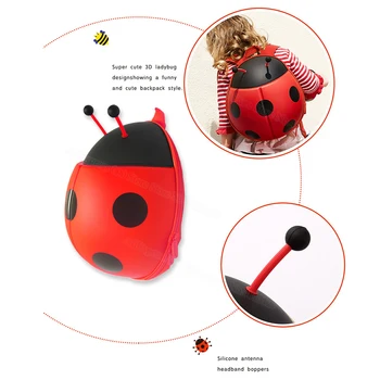 De Înaltă Calitate Rucsac Ladybug Drăguț Pentru Băieți Și Fete Pentru Copii Toddler Sac Ladybird Ghiozdan Gradinita Copii Drăguț Jucărie Rucsac