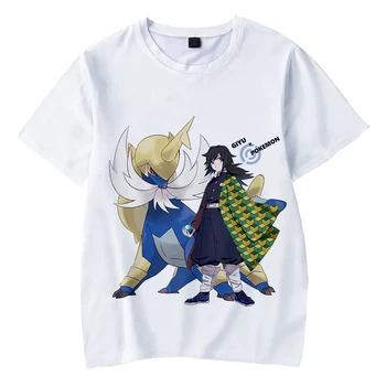 Demon Slayer Copii T shirt O-gât Guler pentru Copii Rece Teuri Kimetsu nu Yaiba Camasa cu Maneci Scurte T-shirt Harajuku Topuri de Vara