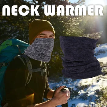 Iarna Bandană În Aer Liber Fleece Neck Warmer Gaiter Termică Jumătate Față De Ciclism Snowboard Schi, Drumeții Tub Masca Eșarfă Bărbați Femei