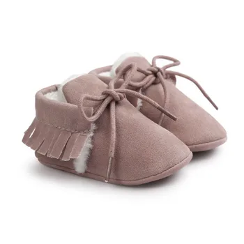 Pantofi pentru copii Pantofi de Copil de Iarna din Piele PU Copilul Mocasini Baieti Nou-nascuti Fete Adidasi Casual Pentru 0-18M
