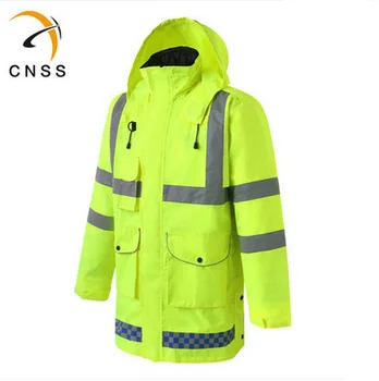 Siguranță motocicleta jacheta reflectorizanta de poliție reflectorizante sacou haina de iarna pentru bărbați hi vis de lucru pelerina de ploaie sacou barbati rezistent la apa