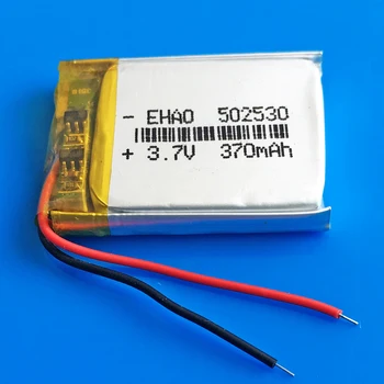 3.7 V 370mAh acumulatori lipo baterie li-polimer de litiu celule 502530 pentru MP3 MP4 GPS DVD bluetooth recorder e-book foto