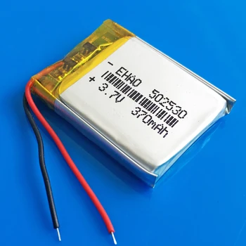 3.7 V 370mAh acumulatori lipo baterie li-polimer de litiu celule 502530 pentru MP3 MP4 GPS DVD bluetooth recorder e-book foto