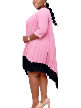 Africa de Imprimare Rochii pentru Femei Plus Dimensiune Îmbrăcăminte 2020 Nou Dashiki Cutat Neregulate Africane Rochie Africa de Haine Ankara Halat