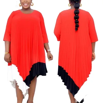 Africa de Imprimare Rochii pentru Femei Plus Dimensiune Îmbrăcăminte 2020 Nou Dashiki Cutat Neregulate Africane Rochie Africa de Haine Ankara Halat