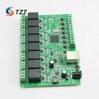 TZT 8 Canale Releu de Rețea IP Relay Web Releu de Control Dual Ethernet RJ45 interface Relay Board