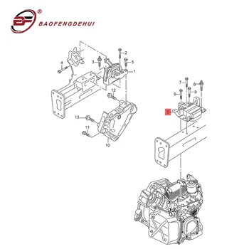 Suporturile de motor de Transmisie din Cauciuc de Montare Pier cutie de Viteze 5QA199555F pentru Volkswagen Tiguan pentru AUDI Q3 pentru Skoda KODIAQ 2017-2020