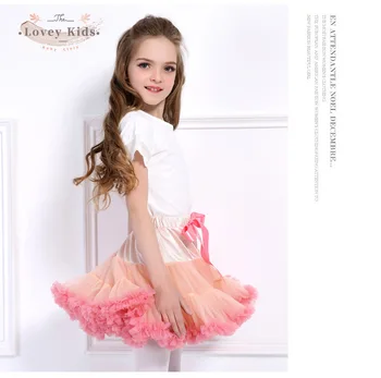 2020 Copil Fete Tutu Fusta Pufos Copii Balet Pettiskirt Fetita Fuste Prințesă Tul Petrecere În Stil Spaniol, Dans Fuste
