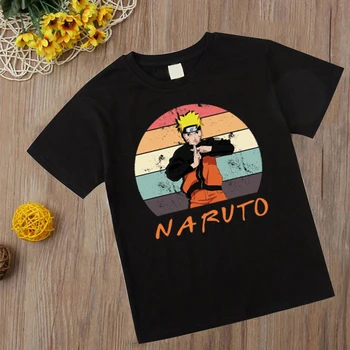 2020 Moda Naruto T Shirt Anime Japonia Baieti T Shirt Pentru Copii Fete Copii Topuri Îmbrăcăminte Cu Mâneci Scurte Haine De Vară Imprimare Tricouri