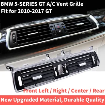 Masina Centru de Consola A/C Aer Conditionat Crom Interior Interior Priza de Aerisire Bord Grila Pentru BMW Seria 5 GT 528 535 F07 10-17