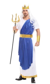 Sea King Poseidon Costum Film Marea Costume Cosplay pentru Om Adult Fantezie Rochie de Până de Halloween Carnaval Pary Performanță Îmbrăcăminte