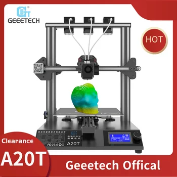 Geeetech A20T Imprimantă 3D 3 în 1 Proprietatea Mixtă Upgrade GT2560 V4.0 Controlboard Open Source 250*250*250mm LCD2004 FDM CE