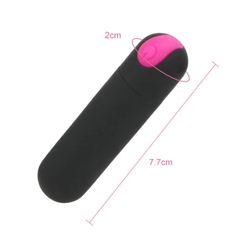 VATINE 10 Viteza Mini Glont Vibrator G-spot Masaj Vibrații Puternice Jucarii Sexuale pentru Femei Puternice Degetul Design USB Reîncărcabilă