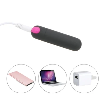 VATINE 10 Viteza Mini Glont Vibrator G-spot Masaj Vibrații Puternice Jucarii Sexuale pentru Femei Puternice Degetul Design USB Reîncărcabilă