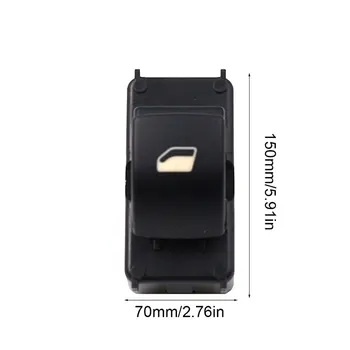 Negru Geamuri Electrice Buton Comutator Stanga Dreapta Pentru Citroen C4 Pentru Peugeot 207 Superb Proiectat Durabil