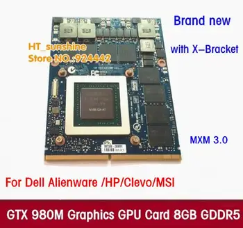 Nou Original GTX 980M placa Grafica GTX980M cu X-Suport N16E-GX-A1 8GB GDDR5 MXM Pentru Dell Ibm TOSHIBA HP gratuit prin DHL/EMS