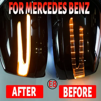 Dinamic de Semnalizare Oglinda Lumina Pentru Mercedes Benz W176 W246 W212 W204 CLA C117 GLA, GLK W221 CLS W218 LED-uri de Semnalizare Partea de Indicator