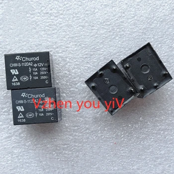 Calitate original releu pentru CHUROD CHW-S-112DA2 12VDC 4-pin unul normal deschis 10A