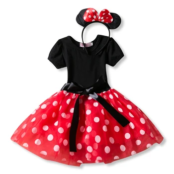 Copil De Vara Fete Dress Mouse-Rochii Pentru Fete Printesa Rochie De Crăciun La Petrecerea De Ziua Copii Haine Copii Costum