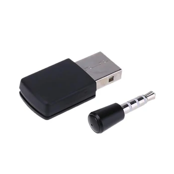Bluetooth 4.0 Adaptor Receptor USB2.0 Port 3.5 mm Plug Înlocuitor pentru PlayStation 4 PS4 Audio Wireless Dongle