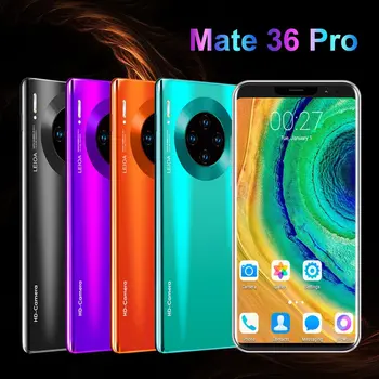 Mate36 Pro Smartphone 5.8 Inch Ecran Smartphone 512+4G de Memorie Suport Dual Sim Card Multi-Touch Ecran Telefon