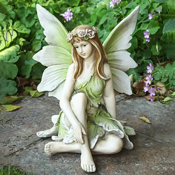 Stil European fată zână floare accesorii de origine rășină elf fata ornamente basm figurine de gradina meserii decoratiuni de gradina