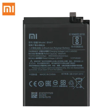 XiaoMi Original Inlocuire Baterie BN47 Pentru Xiaomi RedMi6 Pro Redmi 6 pro Km A2 lite Noi de Autentice, Telefon Acumulator 3900mAh