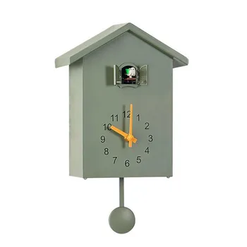 Casa În Formă De Ceas De Perete Bird Cronometru Ceasuri Pendul Agățat De Perete Ceas De Birou Acasă Decorare Desktop Ceas De Masa