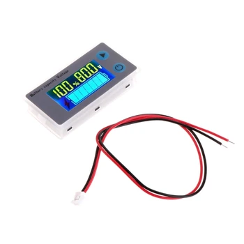 10-100V Universal Capacitate Acumulator Voltmetru Tester LCD Auto Plumb-acid Indicator