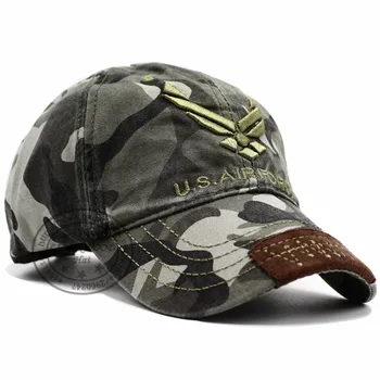 LIBERWOOD US Airforce USAF Aripi Brodate Pălărie Tactice palarii sapca camuflaj camo Catarama Reglabil capac Bărbați Femei baseball
