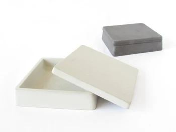 Ciment cutie de depozitare mucegai silicon pătrat caseta de bijuterii mucegai bijuterii rechizite de birou cutie de depozitare set de piese de ciment meserii mucegai