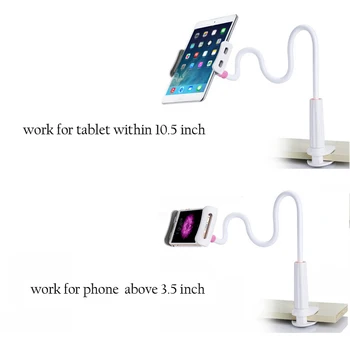 Flexibil Desktop Telefon Tablet Suport stativ Pentru iPad Mini Air Samsung Pentru Leneș Pat Tablet PC Standuri Muntele Mare Telefon