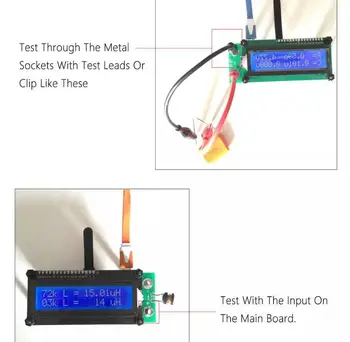 ESR01 Autoscalare Inductanță Tester 20000 contează Capacitate de Rezistență ESR componente SMD Test Metru de alimentare USB Cu iluminare din Spate