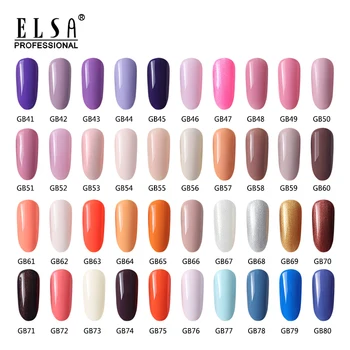 Elsa 8 ml Gel de unghii UV LED Lac de Unghii Pentru Manichiura 120 de culori Gel Lac Semi-Permanent Gel Vopsea pentru Nail Art Decor