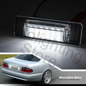 2 buc LED Numărul de Înmatriculare Lumina Pentru Mercedes-Benz E-Class W210 C-Class W202 4Door Sedan Facelift