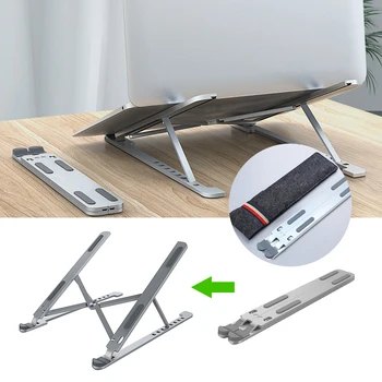 Reglabil Pliabil din Aluminiu Suport pentru Laptop Desktop Notebook Holder Pentru MacBook Pro Calculator PC Calculator Portabil Stand Suport