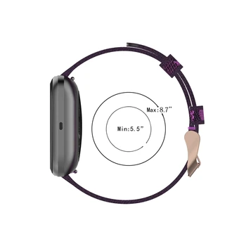 23mm Curea Nailon Pentru Fitbit-Versa 2 Mansete Sport Respirabil Wriststrap Pentru Fitbit Versa/Versa lite/blaze ceas Inteligent benzi