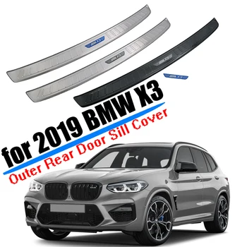 Accesorii Auto potrivit pentru 2018 2019 2020 BMW X3 G01 Bara Spate Portbagaj Garda Placă Capac Ornamental din Oțel Inoxidabil de Styling Auto