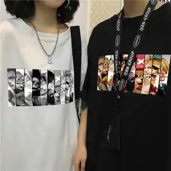 Una Bucata Amine tricou casual tricou homme O de gât streetwear man t-shirt băieți haine anime top de vara tricouri Luffy Tricou de sex Masculin