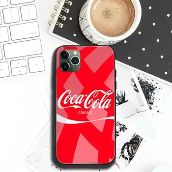 Coca bea coca-cola Caz Telefon din Sticla Temperata Pentru iPhone 11 XR Pro XS MAX 8 X 7 6S 6 Plus SE 2020 caz