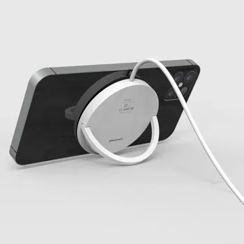 USLION Magnetic Wireless Încărcător suport de birou Pentru iPhone 12 Pro Max 12Mini 15W Qi Magsafing Rapid de Încărcare Pentru Samsung Xiaomi