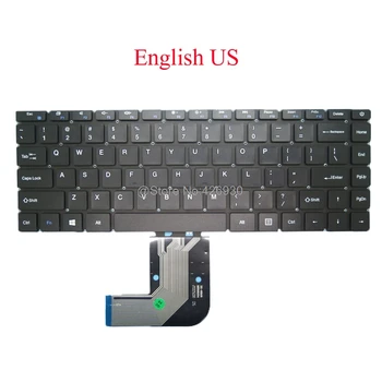 Tastatura Laptop Pentru Chuwi Pentru Herobook 14 CWI514 engleză NE-Rusia RU negru, fara rama noua