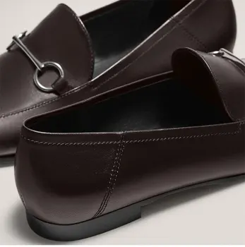 Uscat de vară 2020 anglia doamnă birou simplu din piele slip-on mocasini pantofi pentru femei femei pentru femei pantofi pentru femei pantofi plat