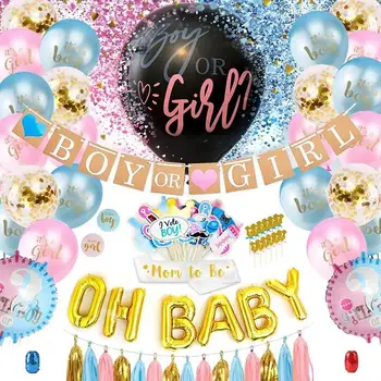 36 inch băiat sau fată balon cerc perfect de gen dezvăluie partidul balon baby boy fata de partid layout copil de dus baloane